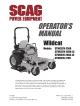 Scag Power Equipment STWC52V-25KA User manual
