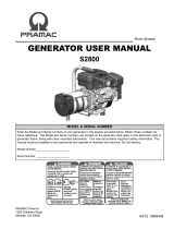 Pramac S2800 User manual