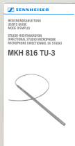 Sennheiser MKH 816 TU-3 User manual