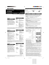 Sharp EL-344RB User manual