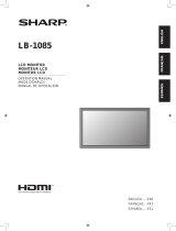Sharp AQUOS LB-1085 User manual