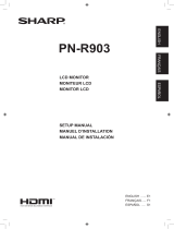 Sharp PN-R903 Owner's manual