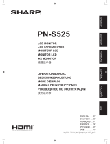 Sharp PN-S525 Owner's manual