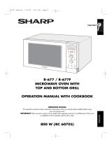 Sharp R-677F User manual