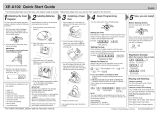 Sharp XE-A102 Quick start guide