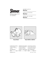 Simer Pumps M40P-03 User manual