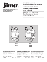 Simer Pumps 3988 User manual