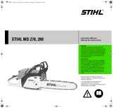 STIHL MS 270, 280 User manual