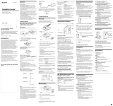 Sony Cassette-Corder TCM-AP5V User manual