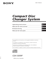 Sony CDX-505RF Owner's manual