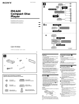 Sony CDX-F5705X Owner's manual