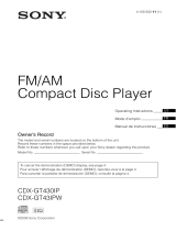 Sony GT430IP User manual