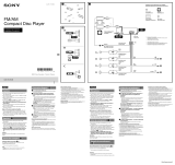 Sony CDX-GT470UM Installation guide