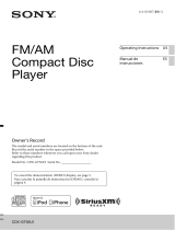 Sony CDX-GT56UI User manual