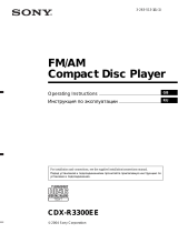 Sony CDX-R3300EE User manual