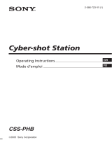 Sony CSS-PHB User manual