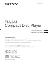 Sony CXS-GT5516F User manual