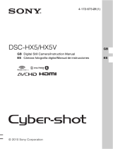 Sony DSC-HX5 User manual