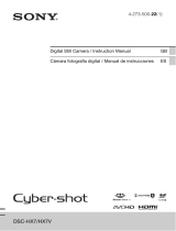 Sony Cyber Shot DSC-HX7 User manual