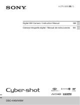 Sony Cyber Shot DSC-HX9 User manual