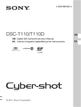 Sony Cyber Shot DSC-T110D User manual