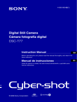 Sony Cyber Shot DSC-T77 User manual
