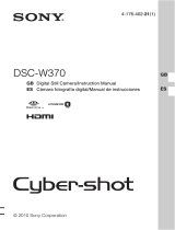 Sony Cyber-shot DSC-W370/B User manual