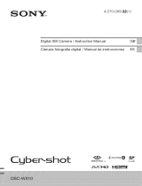 Sony CYBER-SHOT DSC-WXI0 User manual