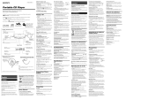 Sony D-EJ002 Owner's manual