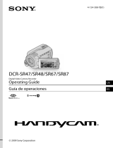 Sony HANDYCAM DCR-SR47 User manual