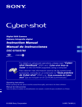 Sony Cyber Shot DSC-S780 User manual