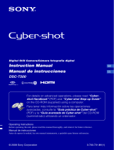 Sony Cyber Shot DSC-T500 User manual