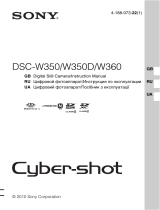 Sony DSC-W350D User manual