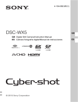 Sony Cyber Shot DSC-WX5 User manual