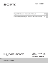Sony Cyber Shot DSC-WX7 User manual