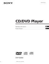 Sony DVP-8306 User manual