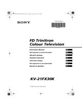 Sony KV-21FX30K User manual
