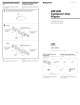 Sony CDX-5100 User manual