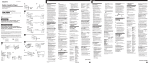 Sony WM-FX665 User manual