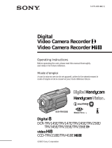 Sony DCR-TRV250E User manual