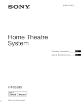 Sony HTSS380 User manual