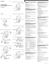 Sony ICD-50 User manual