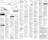 Sony ICF-CS15iPN Reference guide