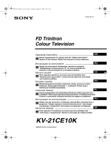 Sony KV-21CE10K User manual