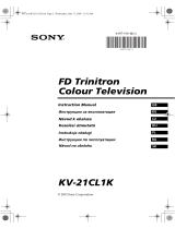 Sony KV-21CL1K User manual