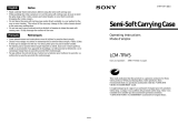 Sony LCM-TRV5 User manual