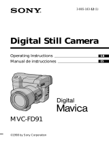 Sony Mavica MVC-FD91 User manual