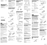 Sony MDR-NC22 User manual