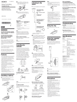 Sony MDR-NC33 User manual