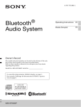 Sony MEX-BT3000P Owner's manual